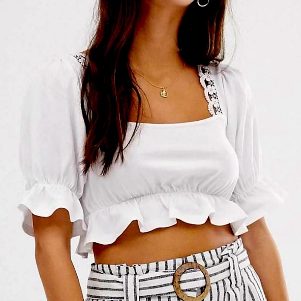 ASOS Cotton Crop Top